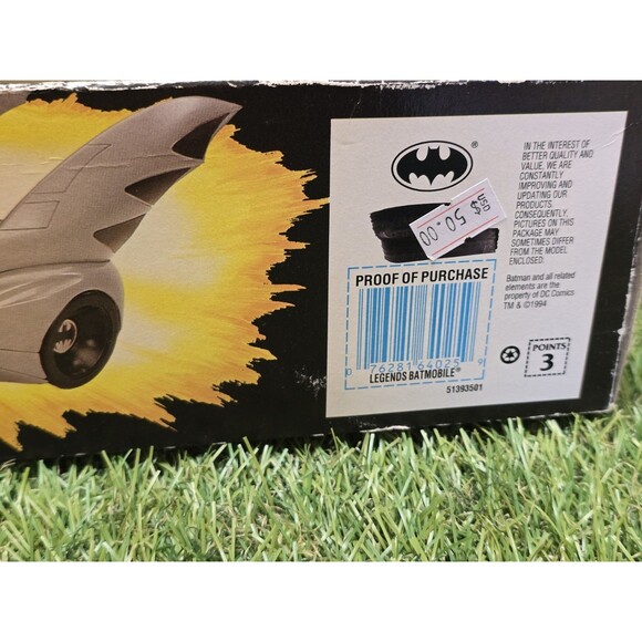1994 Legends Batmobile Legends of Batman w/Missile Detonator Kenner Open Box TRU - Picture 14 of 16